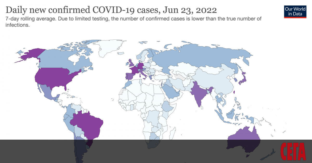 Положителността на тестовете за COVID-19 продължава бързо да се покачва.