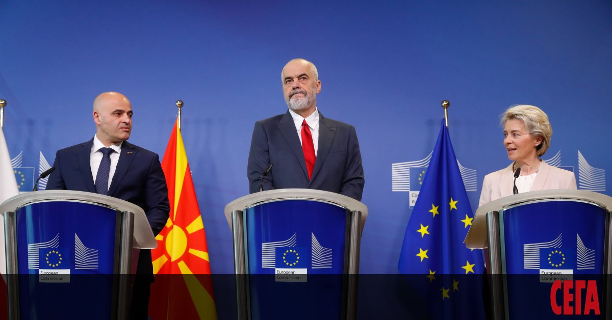Албания и Северна Македония днес започват преговори за присъединяване към