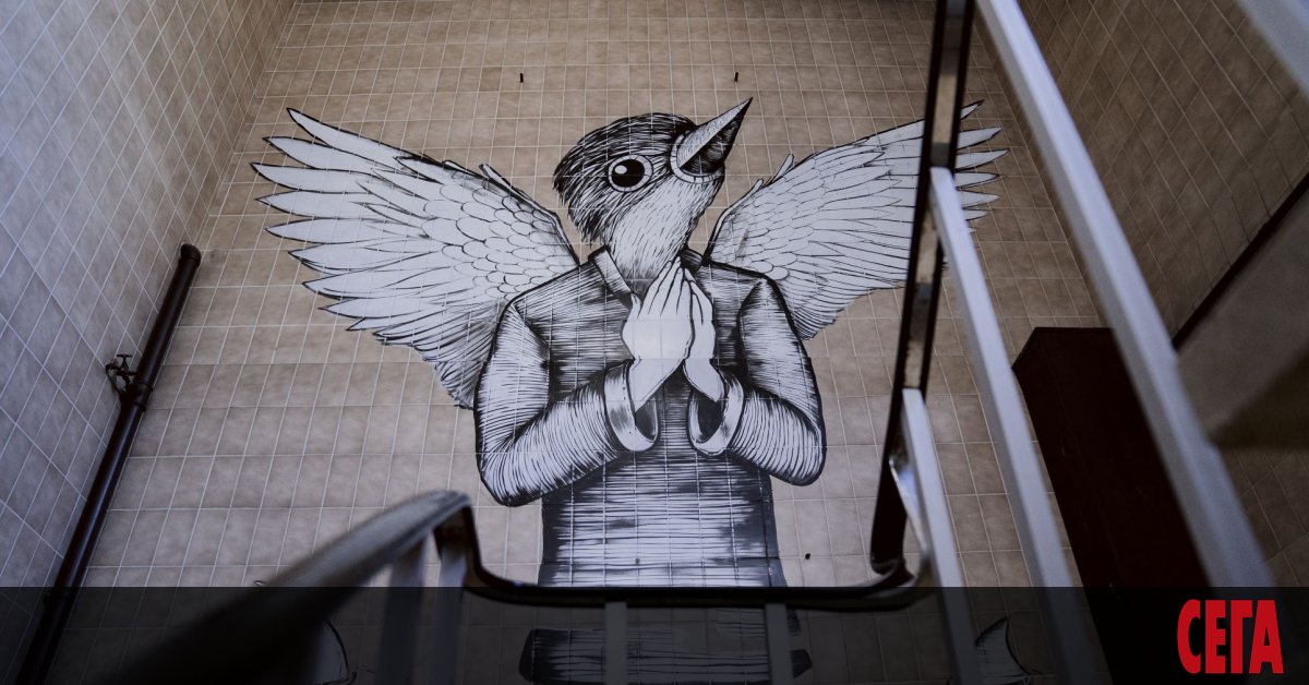 Белгийският художник Хенс Ванхее започва днес работата върху мащабен стенопис,