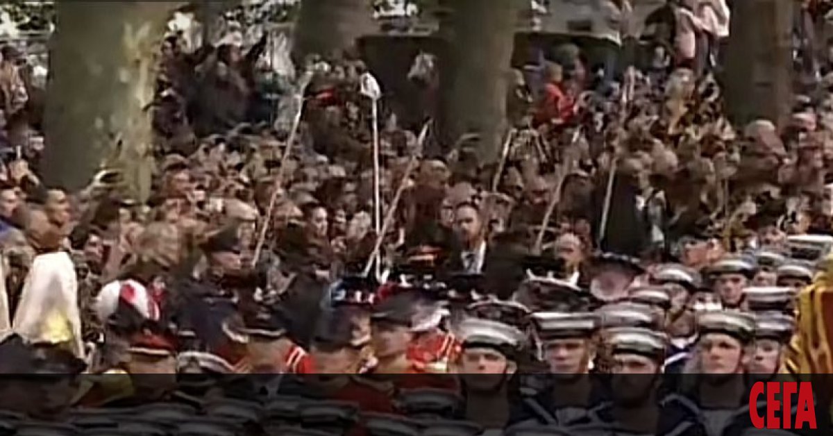 Сбогуването с кралица Елизабет Втора навлезе в последните си най-тържествени