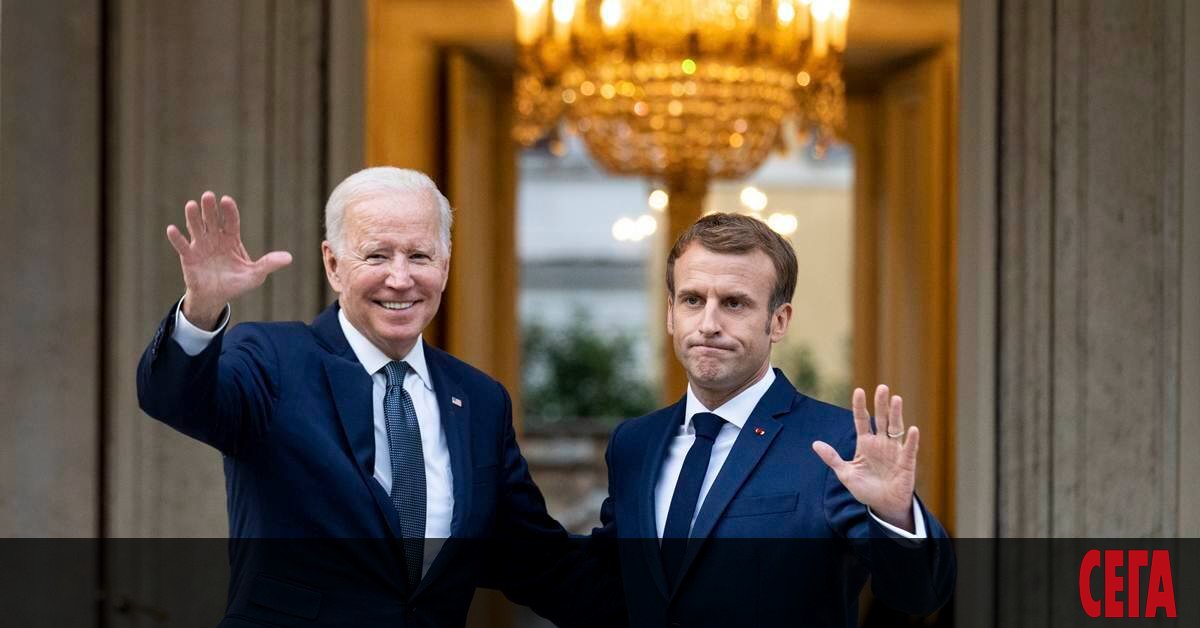 Френският президент Еманюел Макрон получи небивали почести в САЩ, където
