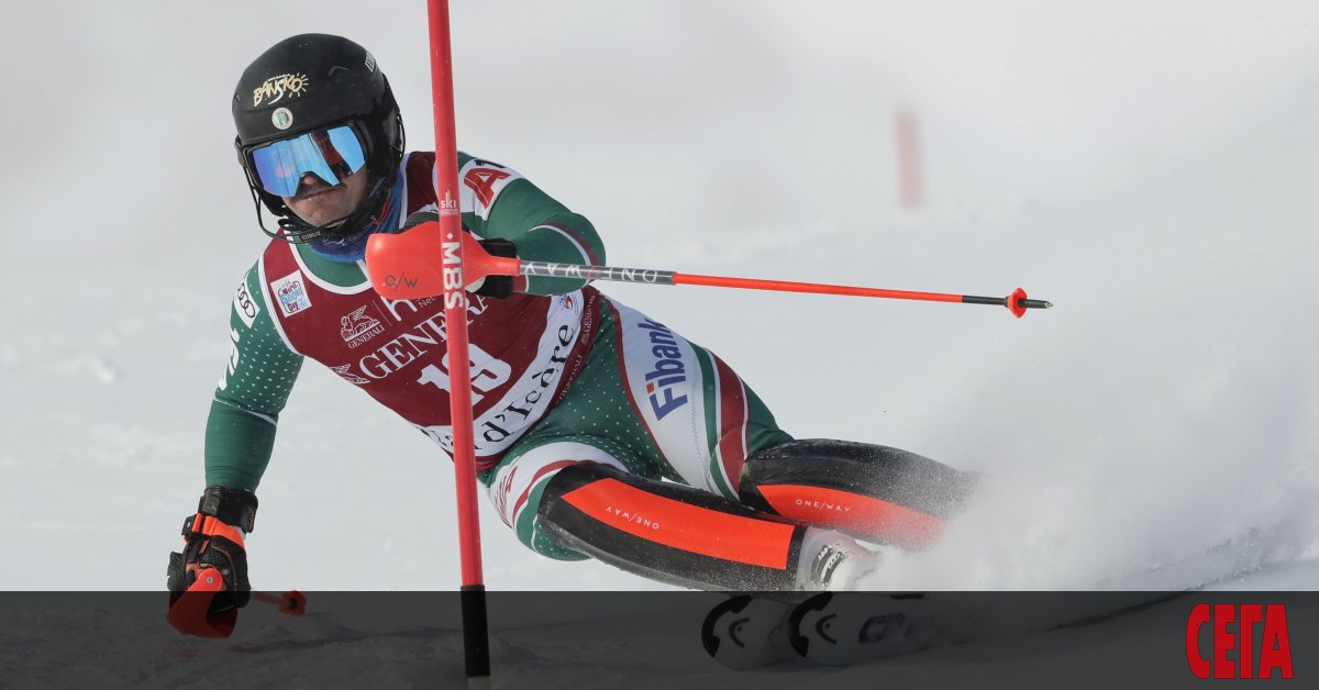 Най-добрият понастоящем наш скиор в алпийските дисциплини - Алберт Попов, се класира