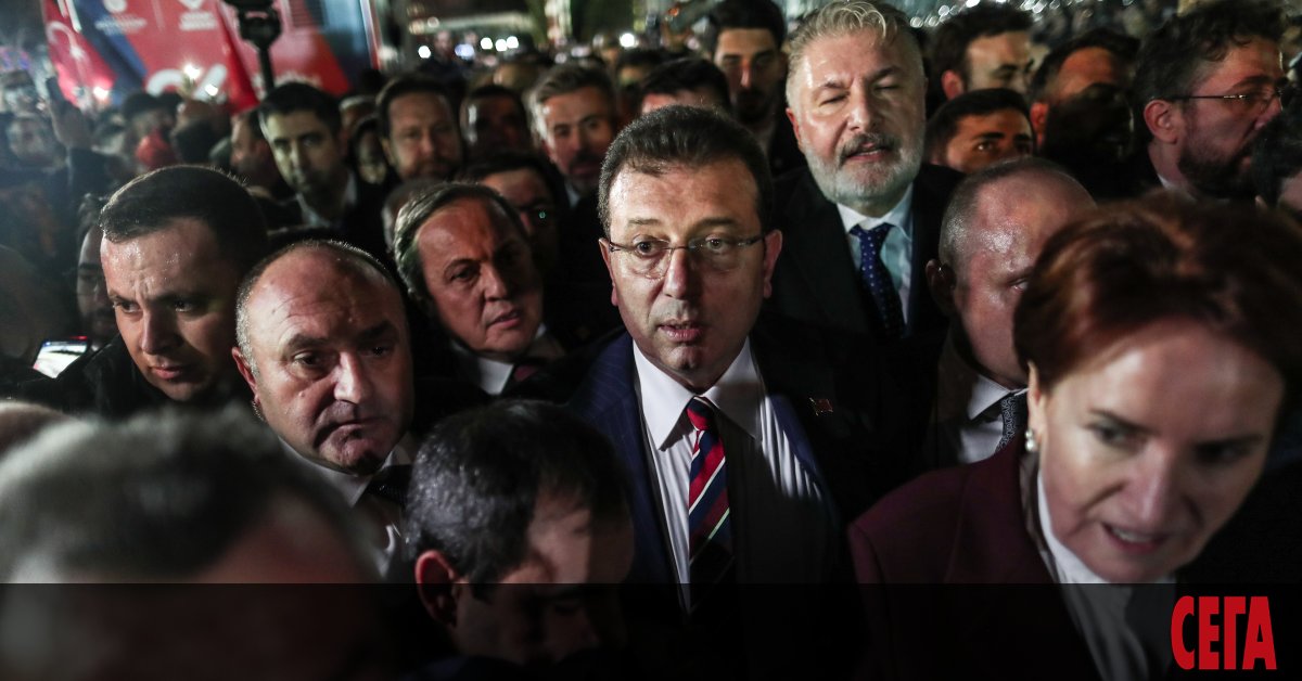 Присъдата на кмета на Истанбул Екрем Имамоглу, който получи вчера две години