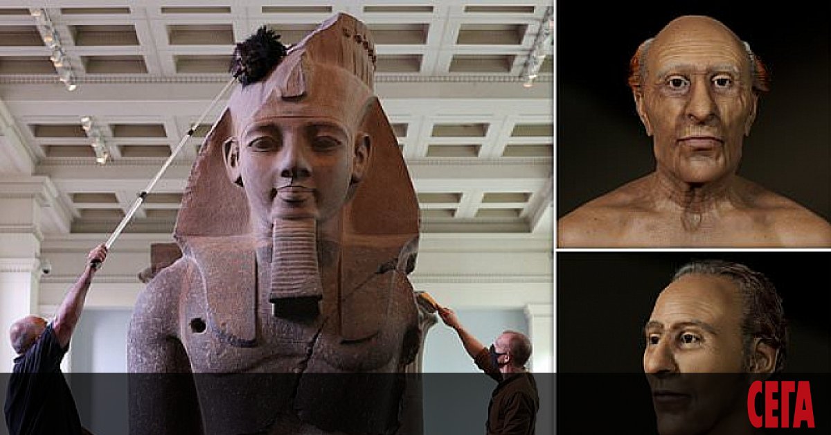 Учени реконструираха лицето на египетския фараон Рамзес II, починал преди