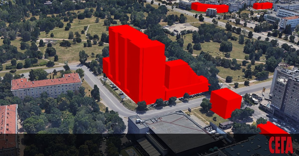 Un bâtiment de 56 mètres de haut sera construit dans le parc « Studentski » à Sofia Un bâtiment de 56 mètres de haut sera construit dans le parc « Studentski » à Sofia