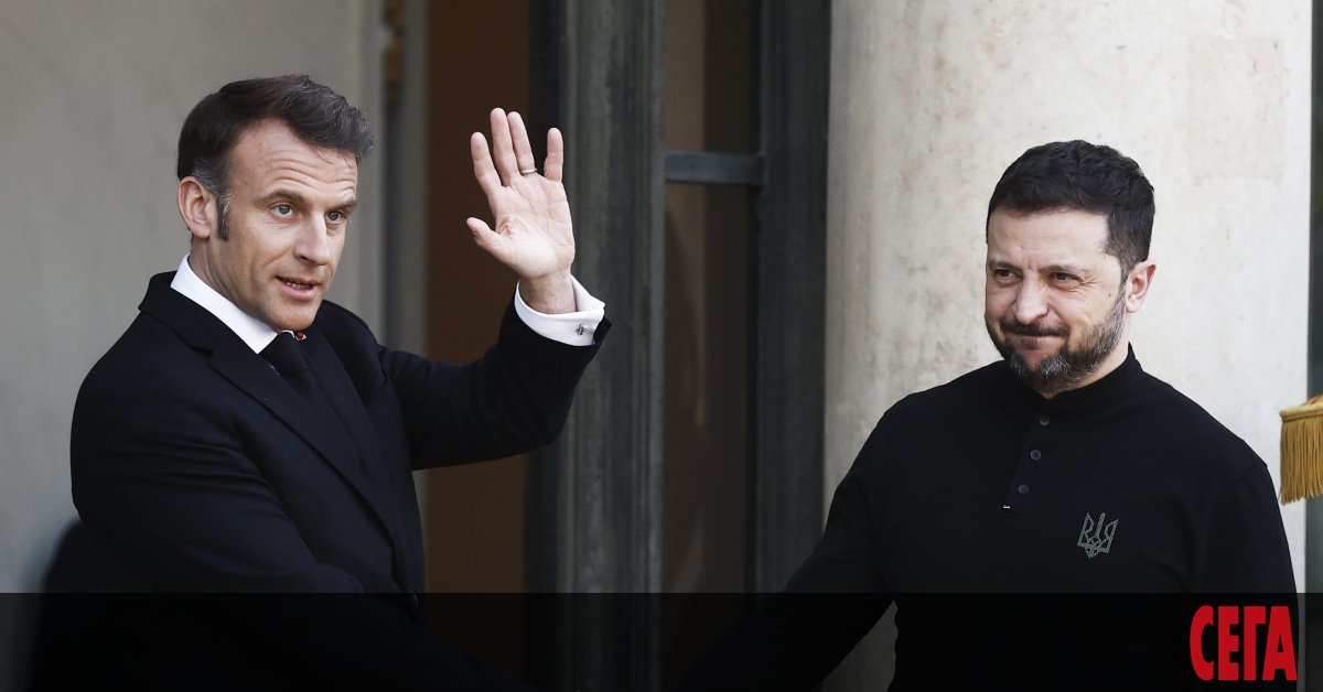 Президентът на Украйна Володимир Зеленски даде снощи в Париж интервю