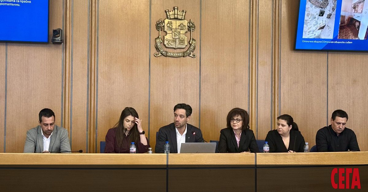 Общински съветници от групите на ПП-ДБ-Спаси София, БСП, Възраждане, Синя