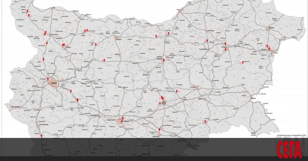 Агенция Пътна инфраструктура“ (АПИ) публикува обещаваната от дни карта на