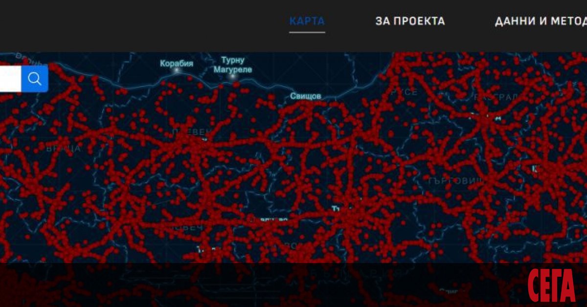 Ден след пускането на Черна писта - картата на катастрофите