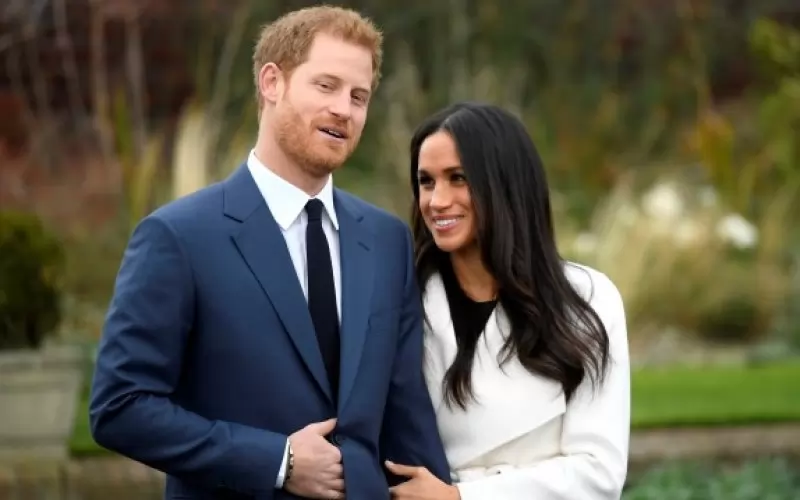 Принц Хари и съпругата му Меган Ма