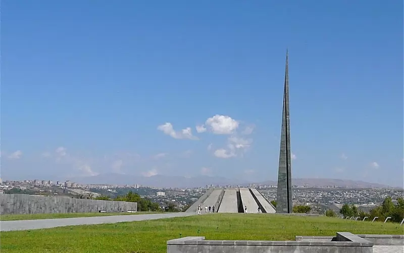 Мемориал на арменския геноцид в Ереван, столицата на Армения