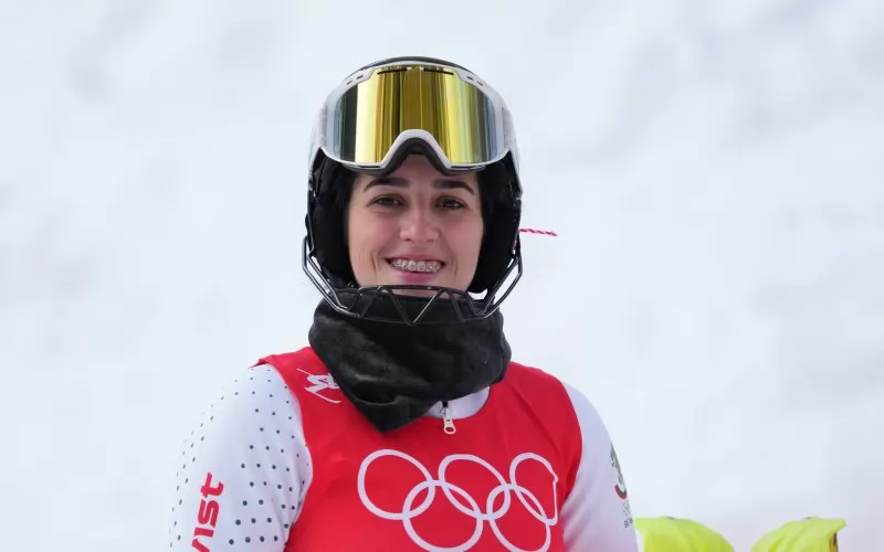 Ева Вукадинова по време на олимпийските игри в Пекин `22.