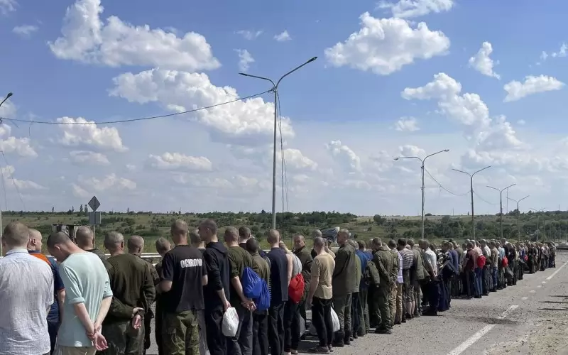 Част от чужденците са били пленени след окупацията на Мариупол.
