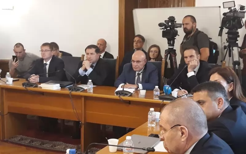 Димитър Радев (вторият отдясно наляво).