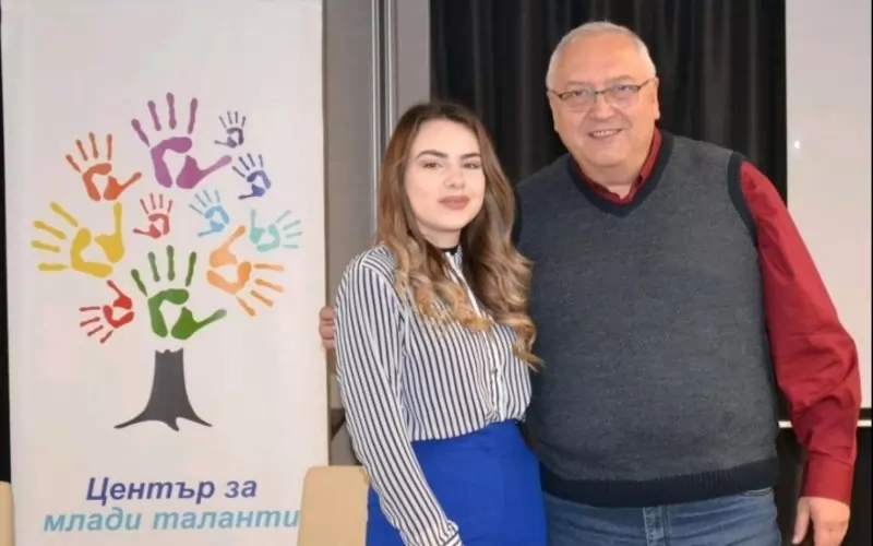 Нургюл Салимова с треньора си Живко Жеков.