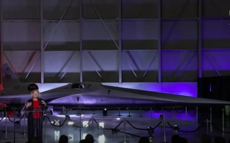 Представяне на X-59 в Палмдейл, Калифорния
