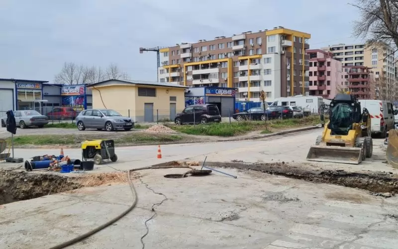 Ремонтите в район "Южен" така и не свършват.