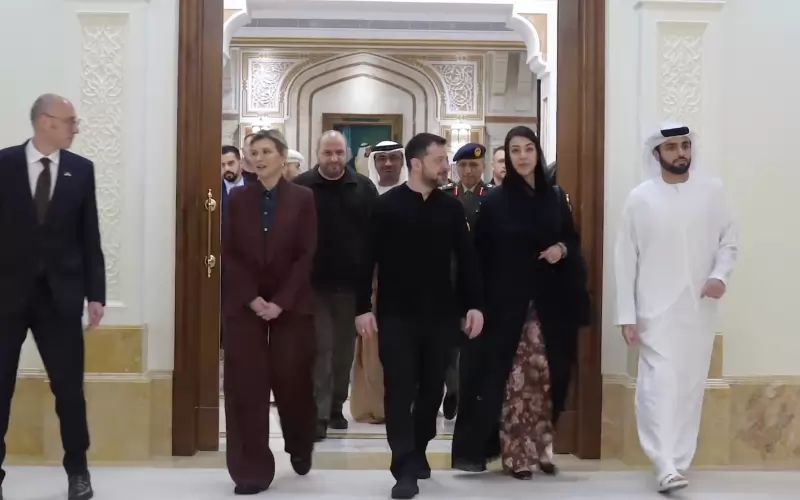 Украинският президент Зеленски неочаквано се появи в ОАЕ