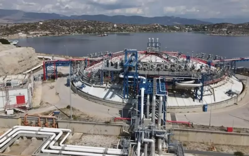 Изграждането на важния газов терминал се забави, сега пък е извън строя за дълго заради технически проблеми...