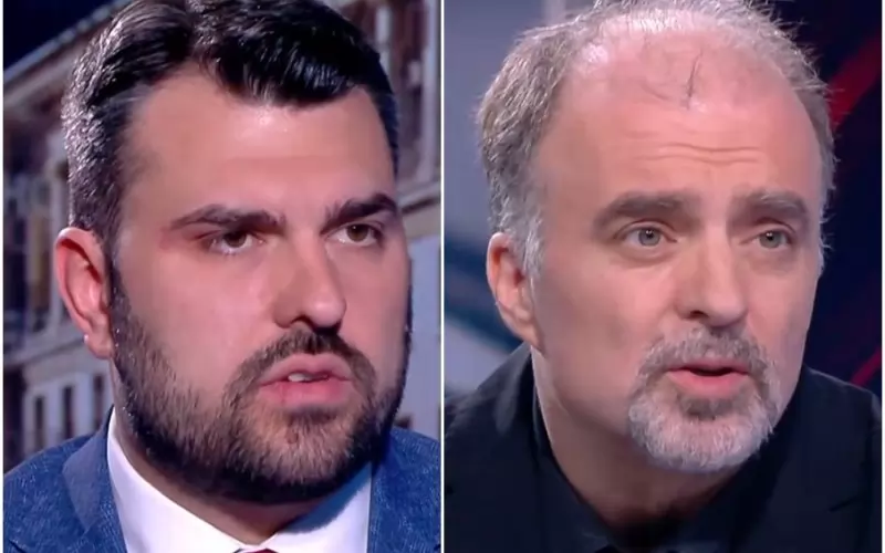 Външният министър Георг Георгиев и бившият служебен културен министър Найден Тодоров