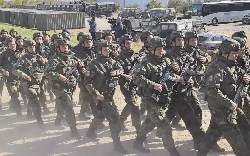 Албански войници на учение в България