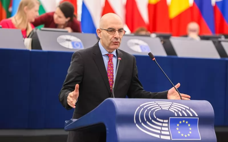 Петър Волгин в Европейския парламент.