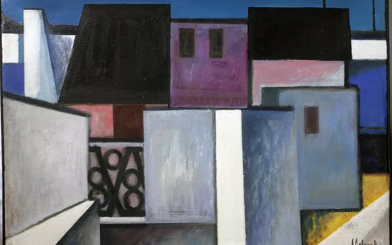 Любомир Савинов е специфичен майстор на градския пейзаж.