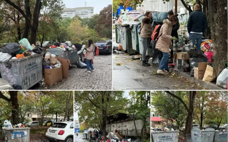 Граждани се самоорганизираха в район "Красно село". На терен влезе да помага и общинската фирма "Софекострой". Снимка: Фейсбук