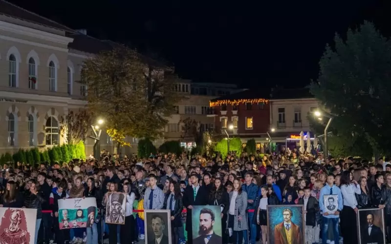 Факелното шествие във Враца бе снощи.