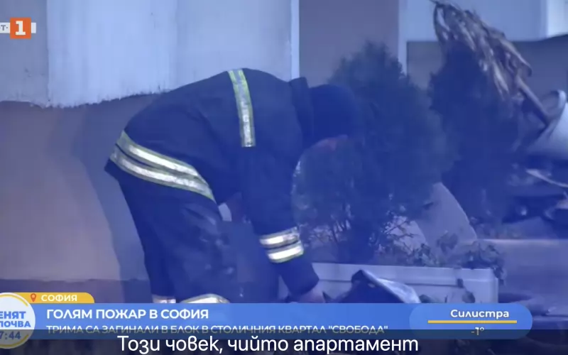 Пожарникари оглеждат пораженията