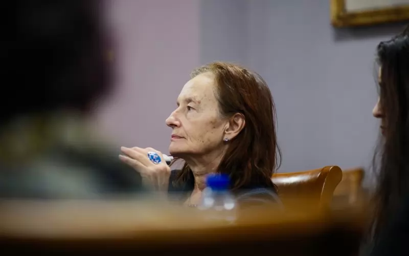 Жорета Николова - една Бергманова актриса, по време на първа репетиция.