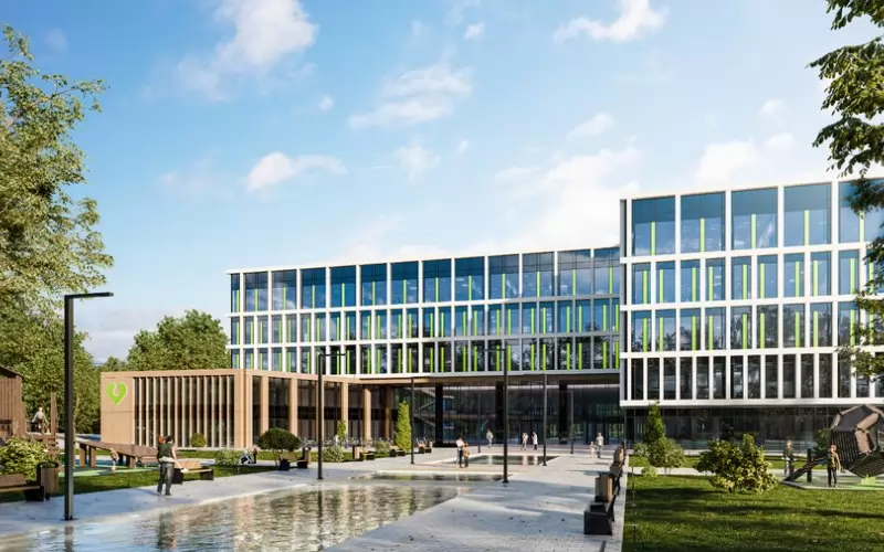 Към болницата ще има парк.