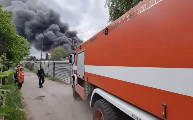 Пожарът се виждаше от много место в София