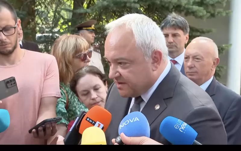 Иван Демерджиев говори пред журналисти след посещението си в САЩ