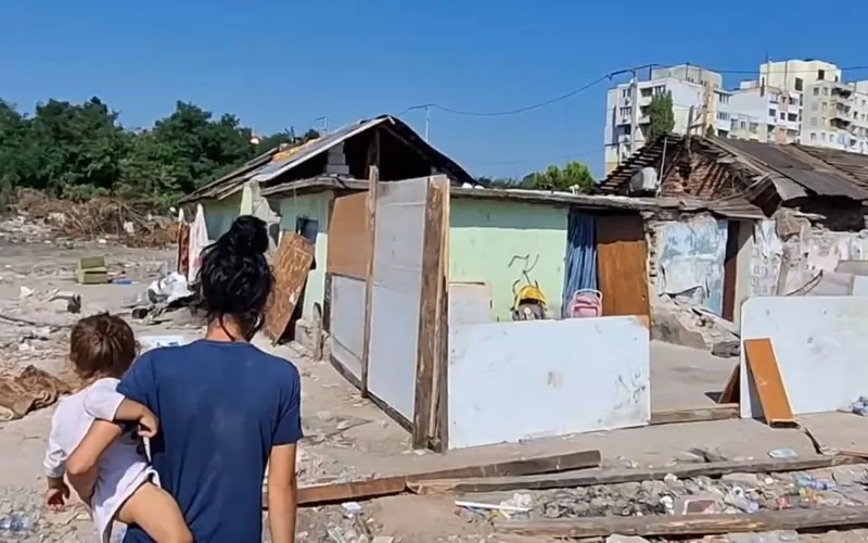 Кадри от събореното гето