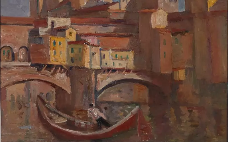 Веселин Стайков, "Понте Векио" във Флоренция, 1940.