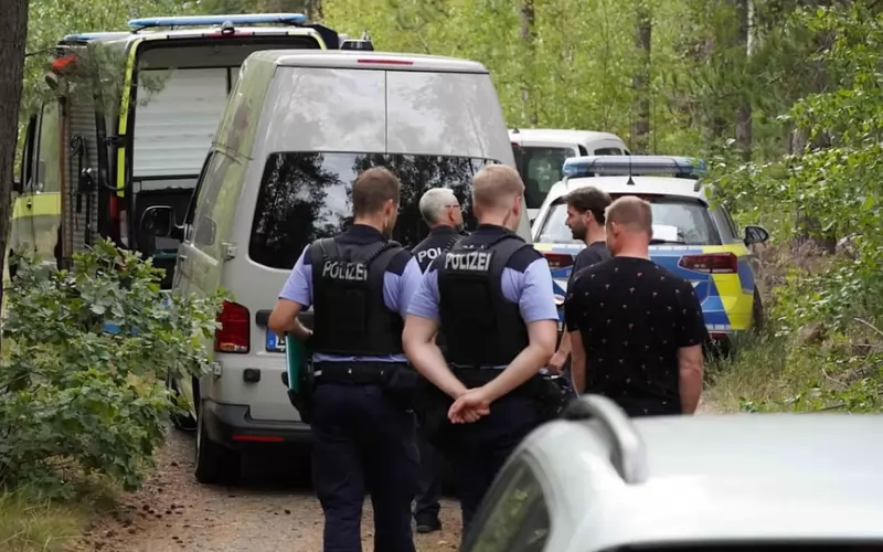 Германската полиция откри камион, преоборудван на жилище, за който се предполага, че е на заподозрения