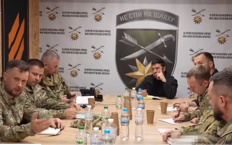 Зеленски посети военните, които провеждат успешно контранастъпление на Лиманското направление