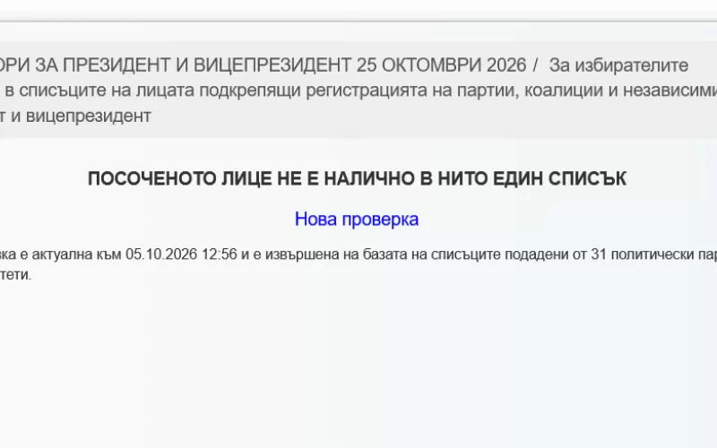 Това трябва да видим, ако не сме се подписвали никъде.