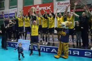 Волейболният "Хебър" спечели за първи път купата на България