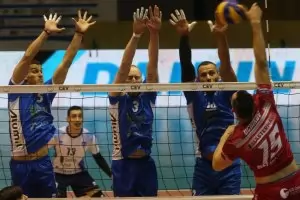 ЦСКА - "Нефтохимик" е гвоздеят на плейофите във волейбола