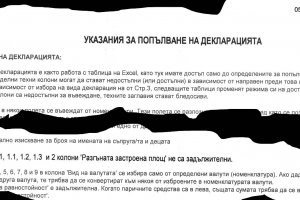 Указания на Комисията за противодействие на корупцията и за отнемане