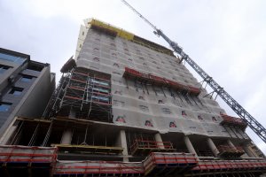 Протестът на инициативния комитет Лозенец срещу изграждането на небостъргача Златен