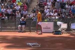  Рим видя най-тъмната страна на Ник Кириос (видео)