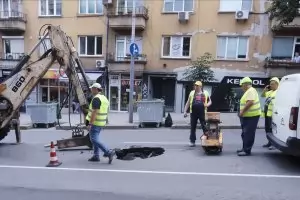 "Софийска вода" за аварията на "Раковски": Правим ремонт на ремонта