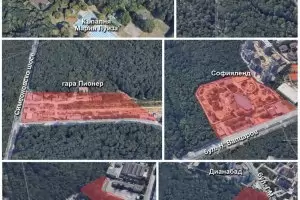 Общински съветник направи карта на застрашените от застрояване зони в Борисовата градина