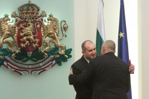 Председателят на Народното събрание Вежди Рашидов и лидерът на ПП