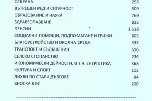  6689 лв. ще плати всеки данъкоплатец за държавните разходи през 2020 г.