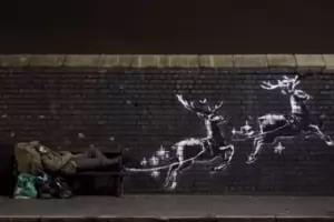 Новата инсталация на Банкси е под 24-часово наблюдение