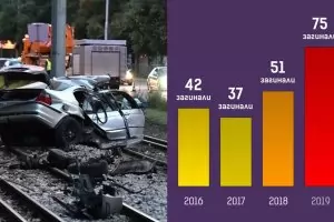 С почти 50% са се увеличили загиналите при катастрофи в София